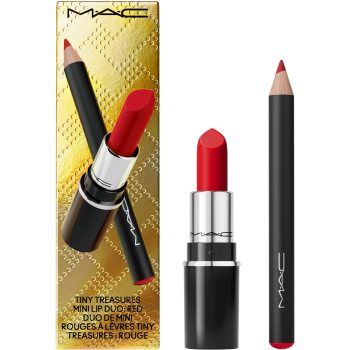 MAC Cosmetics Holiday Tiny Treasures Mini Lip Duo set cadou Red (de buze) culoare