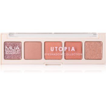 MUA Makeup Academy Professional 5 Shade Palette paletă cu farduri de ochi