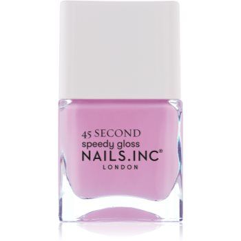 Nails Inc. 45 Second Speedy Gloss lac de unghii cu uscare rapida