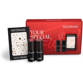 NEONAIL Your Special Trio UV Gel Polish & Stickers Set set cadou pentru unghii