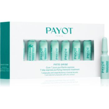 Payot Pâte Grise Cure 7 Jours Purifiante Express 7 zile de terapie intensivă pentru calmarea simptomelor acneice