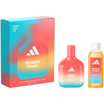 Adidas Vibes Happy Feels set cadou pentru corp unisex