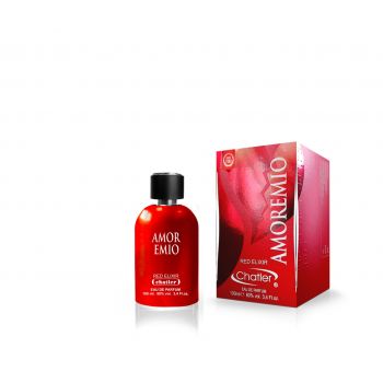 Apa de parfum Amoremio Red Elixir, Chatler, Unisex - 100 ml