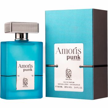 Apa de parfum Amoris Punk, Nylaa, Barbati - 100 ml