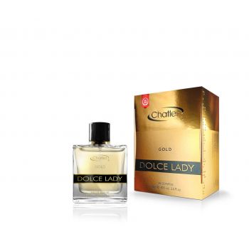 Apa de parfum Dolce Lady Gold, Chatler, Femei - 100 ml - Inspirat din DolceGabbana The One