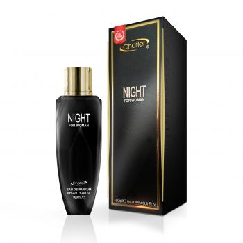 Apa de parfum Night Woman, Chatler, Femei - 100 ml - Inspirat din Hugo Boss Nuit Pour Femme