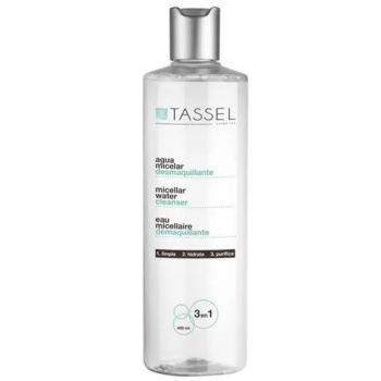 Apa Micelara pentru Curatare, Tonifiere și Hidratare Tassel Micelar Pure 3 în 1, 400 ml