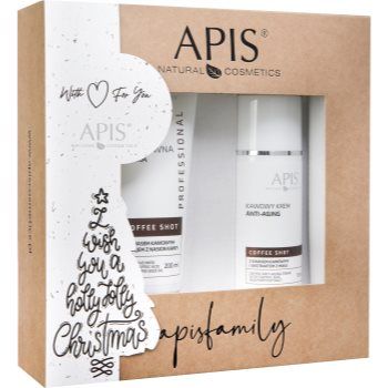 Apis Natural Cosmetics Coffee Shot set cadou (cu extract de cafea)