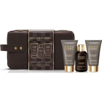 Baylis & Harding Black Pepper & Ginseng set cadou (geanta de cosmetice) pentru bărbați