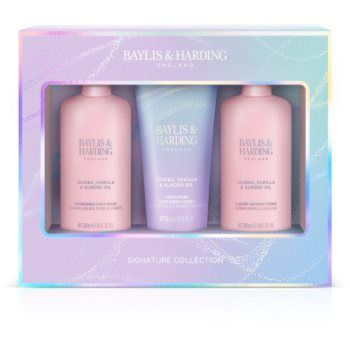 Baylis & Harding Jojoba, Vanilla & Almond Oil set cadou (pentru femei) cu ulei de migdale