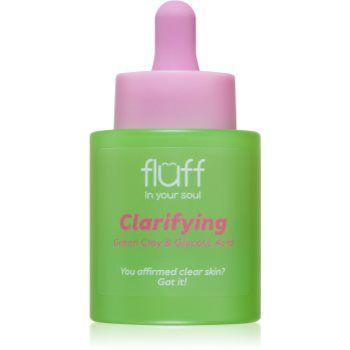 Fluff Clarifying ser facial cu argila