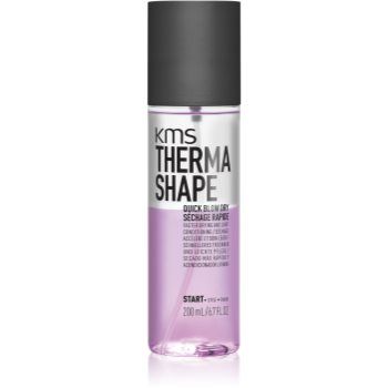 KMS Thermashape Quick Blow Dry spray pentru păr cu protecție termică pentru o uscare rapida