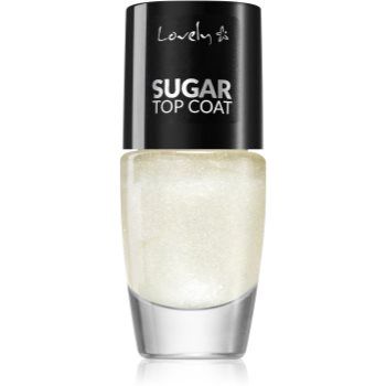 Lovely Sugar lac de unghii/parte sus cu particule stralucitoare