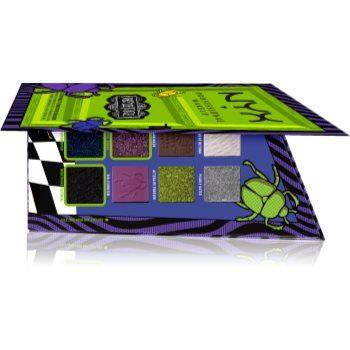 NYX Professional Makeup Beetlejuice Shadow Palette paleta de 8 culori