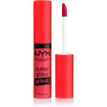 NYX Professional Makeup Butter Gloss Metallic luciu de buze metalic