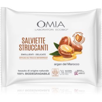 Omia Laboratories Argan del Marocco șervețele demachiante pentru make-up