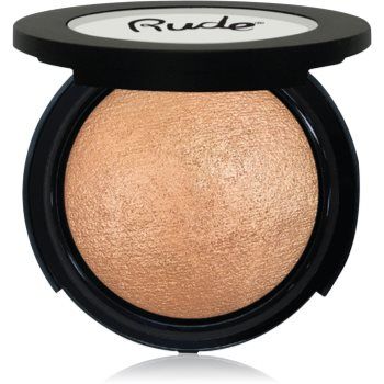 Rude Cosmetics Baked Highlighter Pudra compacta ce ofera luminozitate