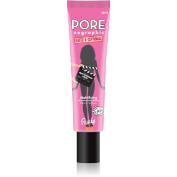 Rude Cosmetics Pore-nographic Mattifying fond de ten lichid cu efect matifiant