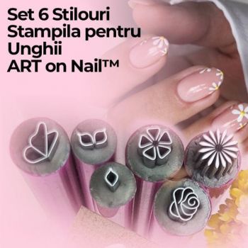 Set 6 Stilouri Stampila pentru Unghii ART on Nail™