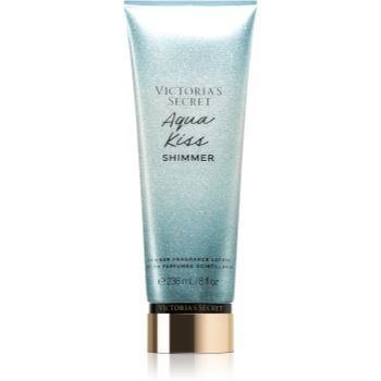 Victoria's Secret Aqua Kiss Shimmer lapte de corp pentru femei