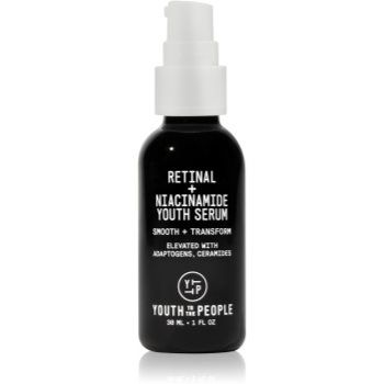 Youth To The People Youth Retinal + Niacinamide Serum ser de noapte împotriva îmbătrânirii pielii