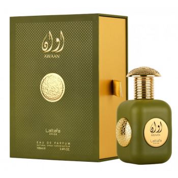 Apa de parfum Awaan Gold, Lattafa, Unisex -100 ml