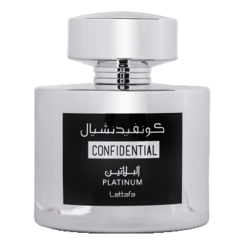 Apa de Parfum Confidential Platinum, Lattafa, Barbati - 100ml -Inspirat din Tiziana Terenzi Kirke