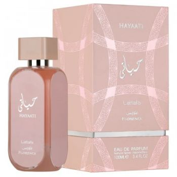 Apa de parfum Hayaati Florence, Lattafa, Femei -100 ml - inspirat din Very Good Girl C.H.