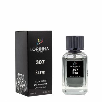 Apa de parfum Lorinna Brave, no.307, Lorinna Paris, Barbati - 50 ml