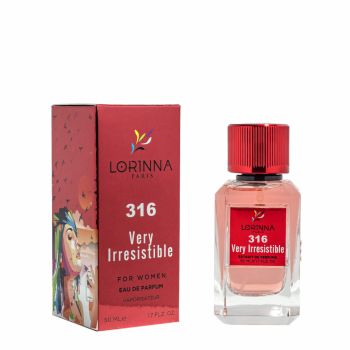 Apa de parfum Lorinna Very Irresistible, no.316, Lorinna Paris, Femei - 50 ml