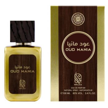 Apa de parfum Oud Mania, Nylaa, Barbati - 100ml