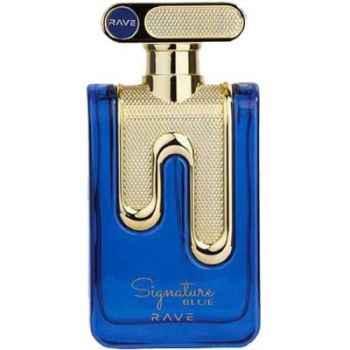 Apa de parfum Signature Blue, Rave, Barbati - 100 ml