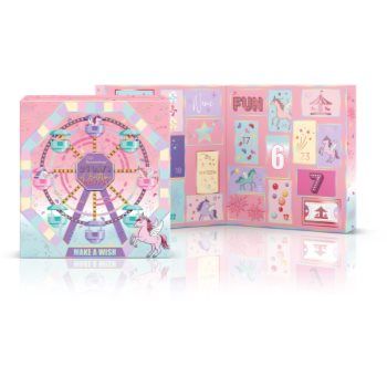 Baylis & Harding 24 Days of Beauty Beauticology Calendar de Crăciun pentru copii Unicorn Candy & Strawberry Candy & Candy Floss