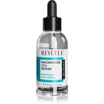 Revuele Niacinamide 15% Serum ser facial pentru netezire pentru a improspata porii si pielea cu aspect obosit