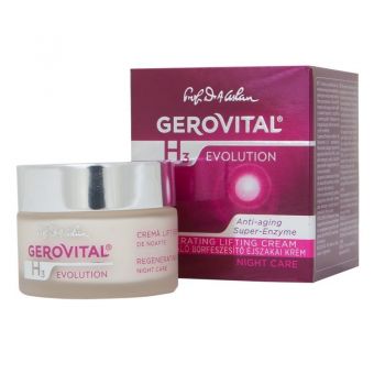 Crema lift regeneranta de noapte Gerovital H3 Evolution (Concentratie: Crema pentru fata, Gramaj: 50 ml)