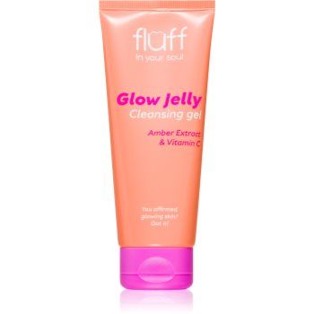 Fluff Glow Jelly gel de curatare facial cu vitamina C