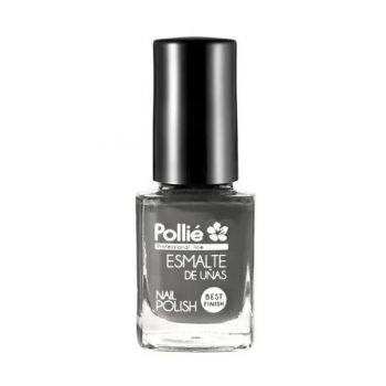 Lac de unghii colorat Gri Mat Nail Polish Pollie, oja clasica - 12 ml