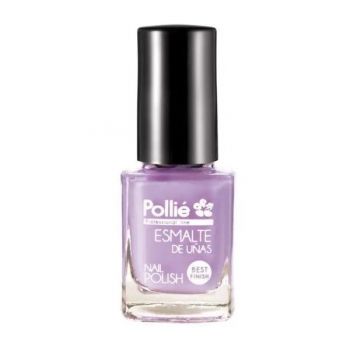 Lac de unghii colorat Liliac Pastel Nail Polish Pollie, oja clasica - 12ml