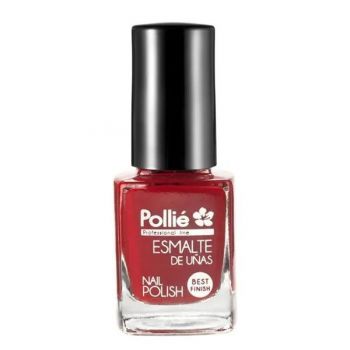 Lac de unghii colorat Rosu Cherry Nail Polish Pollie, oja clasica, 12 ml