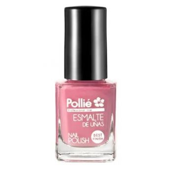 Lac de unghii colorat Roz Chiclet Nail Polish Pollie, oja clasica, 12 ml