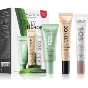 MÁDARA Urban Heroes set cadou Light (faciale) culoare