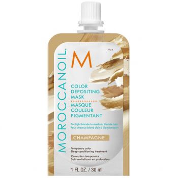 Masca coloranta pentru par Moroccanoil Color Depositing - Champagne 30ml