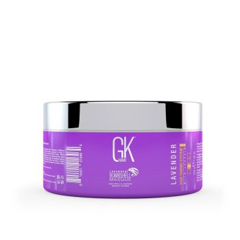 Masca colorata pentru par blond GK HAIR, Bombshell, Lavander (Gramaj: 200 g)