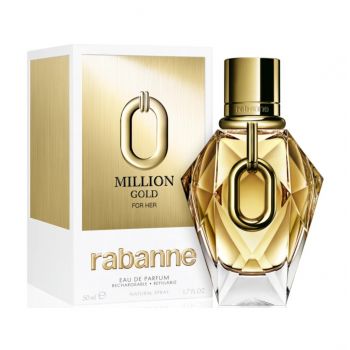 Paco Rabanne Million Gold, Apa de Parfum, Femei (Gramaj: 90 ml)