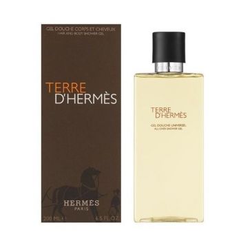 Sampon si Gel de Dus Hermes Terre D'Hermes, 200 ml (Concentratie: Gel de dus, Gramaj: 200 ml)