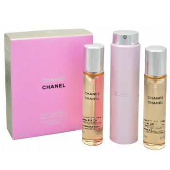 Set Chanel Chance, Apa de Toaleta, Femei 3 x 20 ml (Gramaj: 3 x 20 ml Refills)