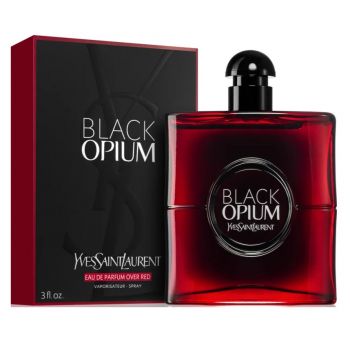 Yves Saint Laurent Black Opium Over Red, Apa de Parfum (Gramaj: 90 ml)