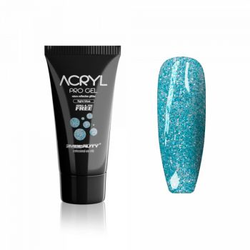 Acryl Pro Gel 2M Micro Reflective Glitter Light Blue - 15g