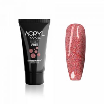 Acryl Pro Gel 2M Micro Reflective Glitter Red - 15g