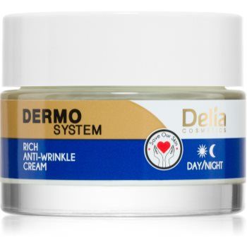 Delia Cosmetics Dermo System cremă pentru fermitate de zi și de noapte antirid